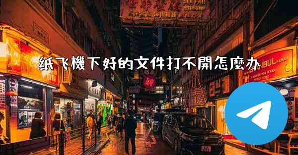 纸飞機下好的文件打不開怎麼办