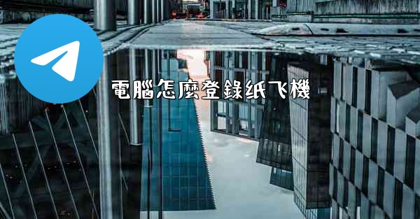 電腦怎麼登錄纸飞機