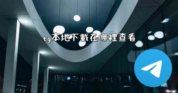 tg本地下載在哪裡查看
