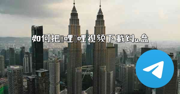 如何把哔哩哔哩视频下載到u盘