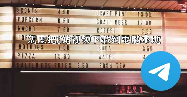 怎麼把b站视频下載到電腦本地