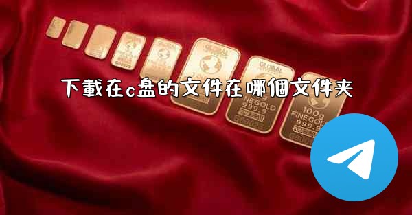 下載在c盘的文件在哪個文件夹