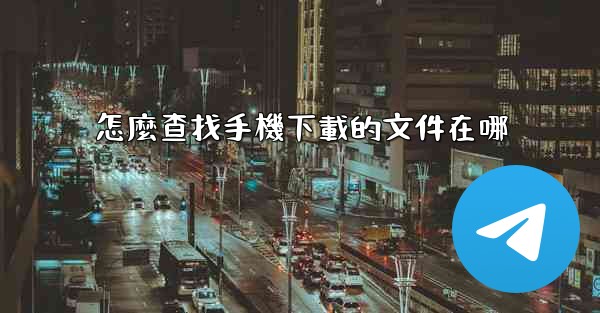 怎麼查找手機下載的文件在哪