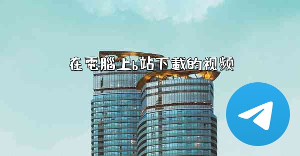 在電腦上b站下載的视频