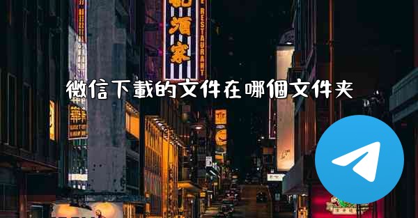 微信下載的文件在哪個文件夹