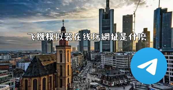 飞機模拟器在线玩網址是什麼