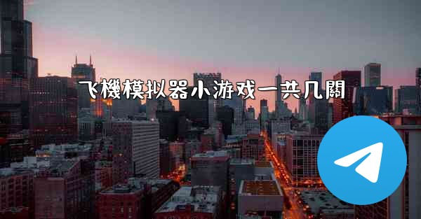 飞機模拟器小游戏一共几關