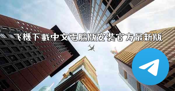 飞機下載中文電腦版安裝官方最新版