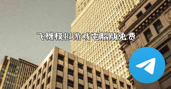 飞機模拟游戏電腦版免费