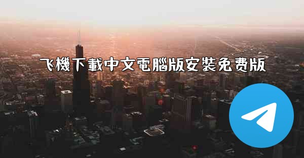 飞機下載中文電腦版安裝免费版