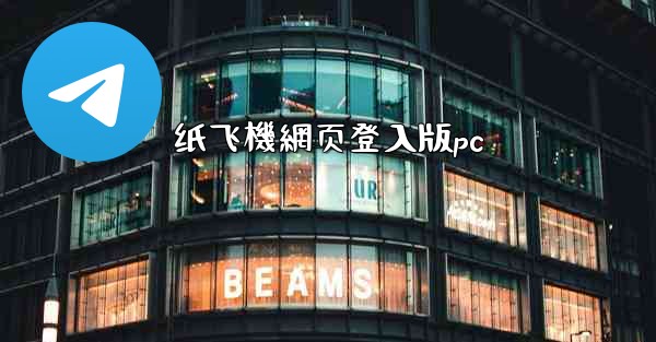 纸飞機網页登入版pc