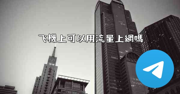 飞機上可以用流量上網嗎