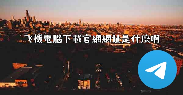 飞機電腦下載官網網址是什麼啊