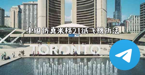 中國仿真米格21纸飞機折法