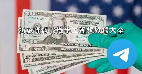 折纸蝴蝶飞機手工视频教程大全