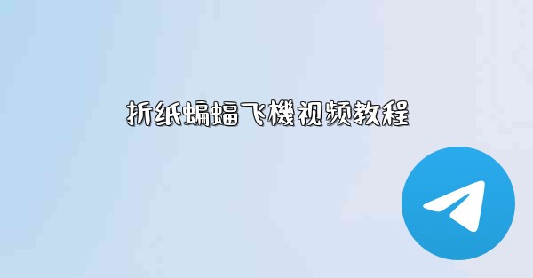 折纸蝙蝠飞機视频教程