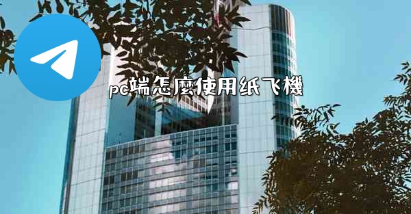pc端怎麼使用纸飞機