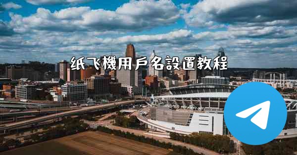 纸飞機用戶名設置教程