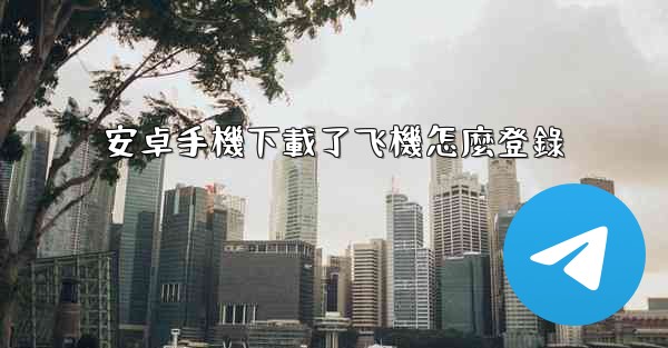 安卓手機下載了飞機怎麼登錄