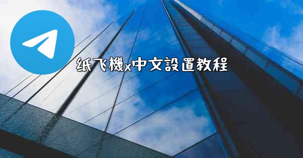 纸飞機x中文設置教程