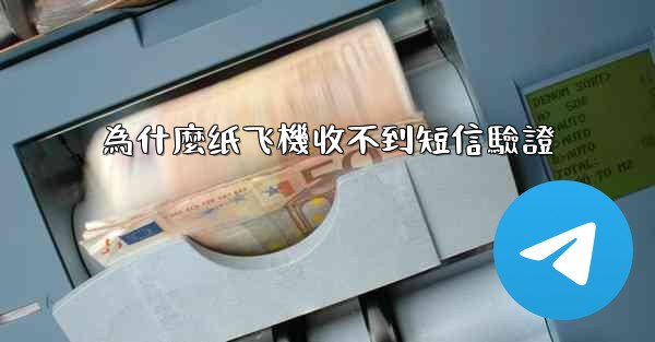 為什麼纸飞機收不到短信驗證