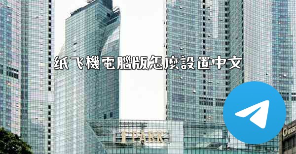 纸飞機電腦版怎麼設置中文