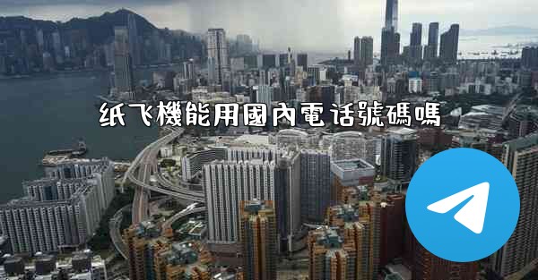 纸飞機能用國內電话號碼嗎