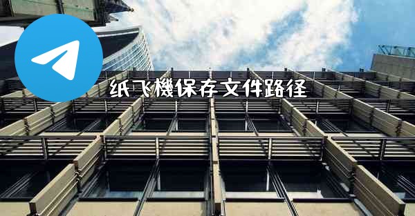 纸飞機保存文件路径