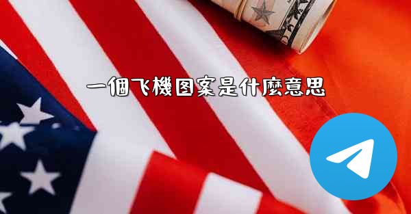 一個飞機图案是什麼意思
