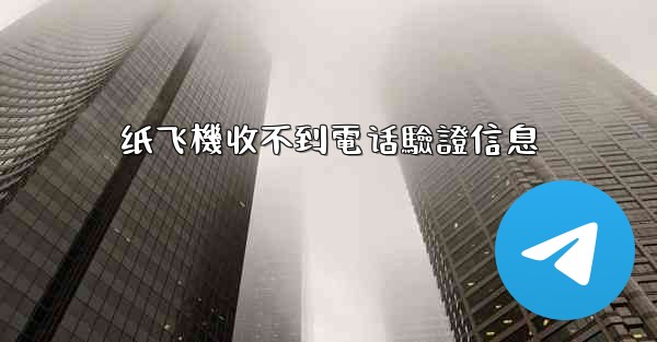 纸飞機收不到電话驗證信息