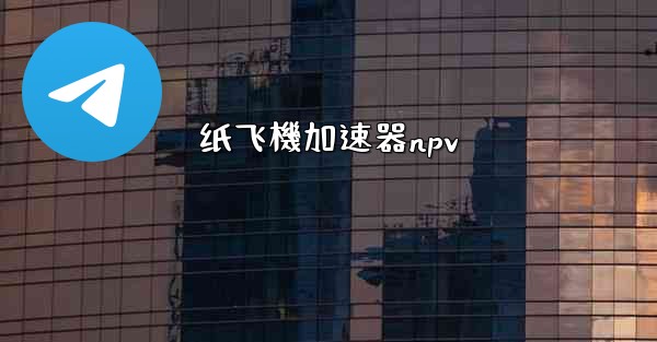 纸飞機加速器npv