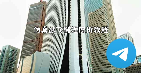 仿真纸飞機怎麼折教程