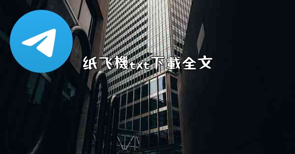 纸飞機txt下載全文