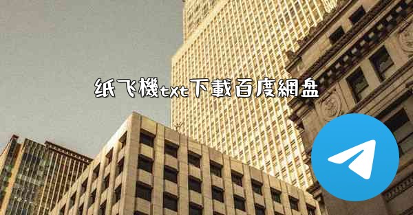 纸飞機txt下載百度網盘