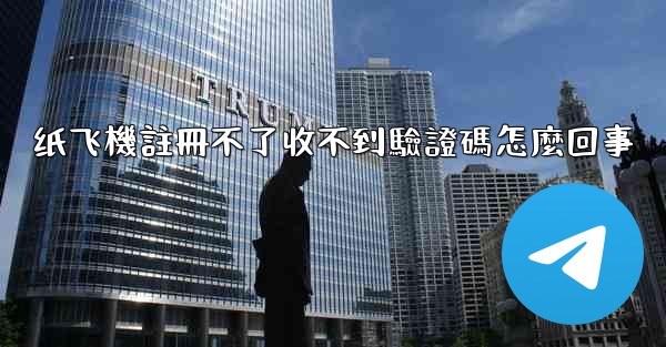 纸飞機註冊不了收不到驗證碼怎麼回事