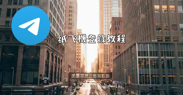 纸飞機登錄教程