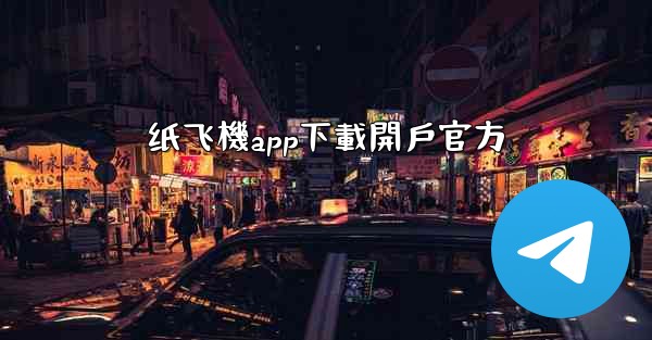 纸飞機app下載開戶官方