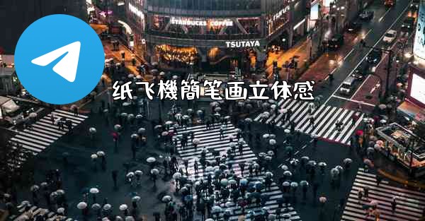 纸飞機簡笔画立体感