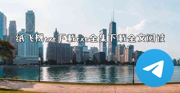 纸飞機txt下載txt全集下載全文阅读