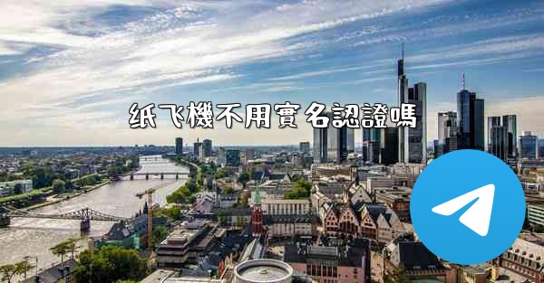 纸飞機不用實名認證嗎