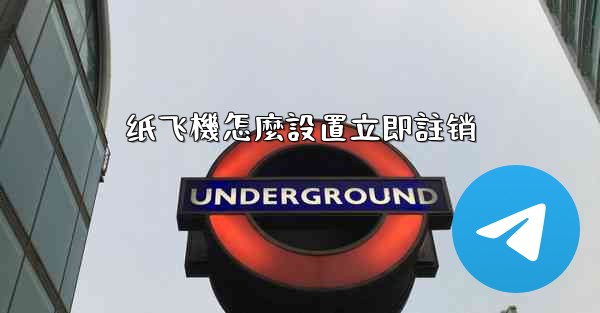 纸飞機怎麼設置立即註销