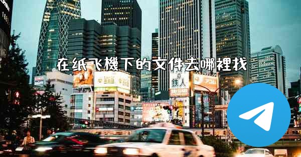 在纸飞機下的文件去哪裡找