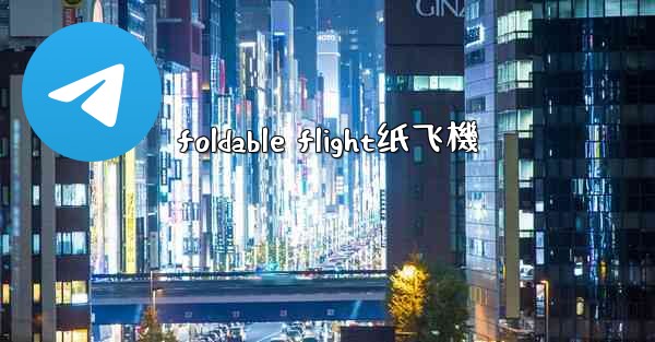 foldable flight纸飞機