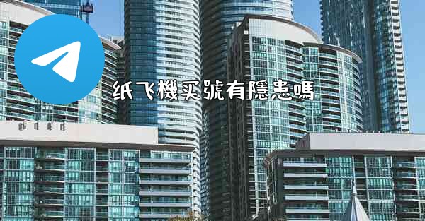 纸飞機买號有隱患嗎