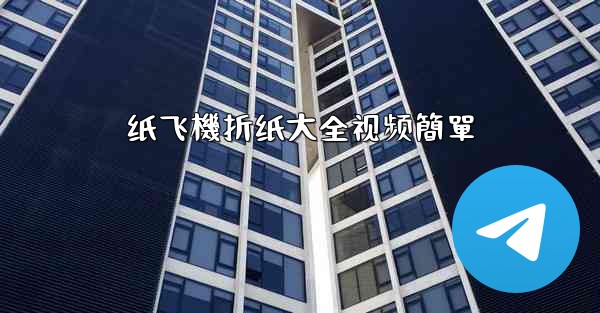 纸飞機折纸大全视频簡單