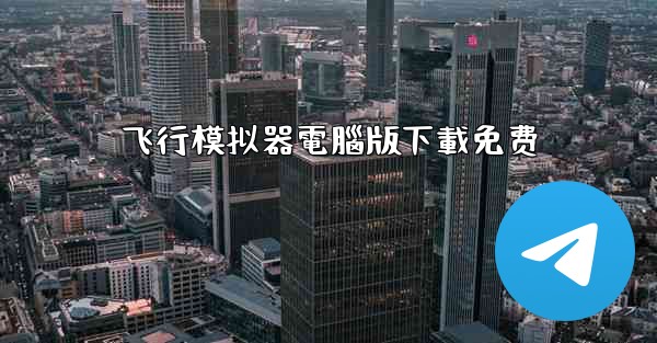 飞行模拟器電腦版下載免费