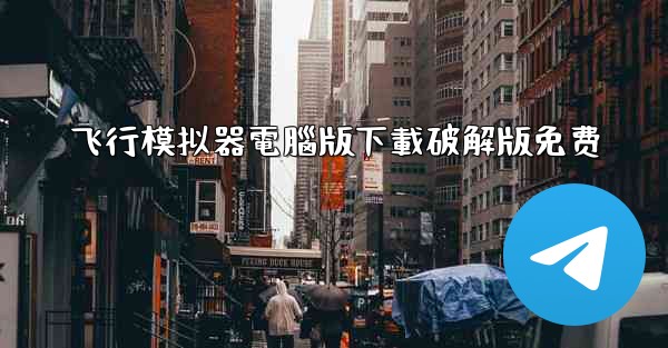 飞行模拟器電腦版下載破解版免费