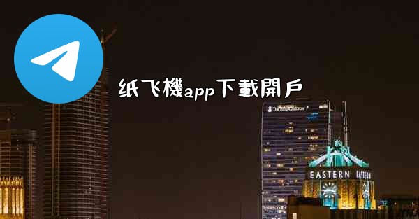 纸飞機app下載開戶