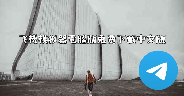 飞機模拟器電腦版免费下載中文版