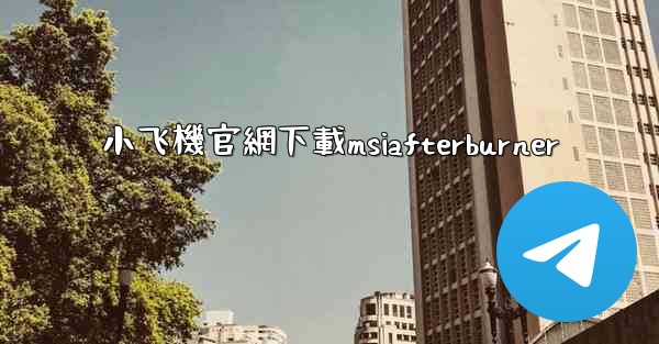 小飞機官網下載msiafterburner